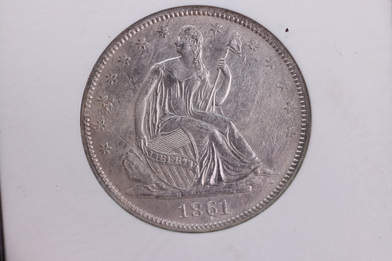 1861-O SS Republic Seated Half Dollar,  NGC Certified, Affordable Early Date Collectible Coin. Store