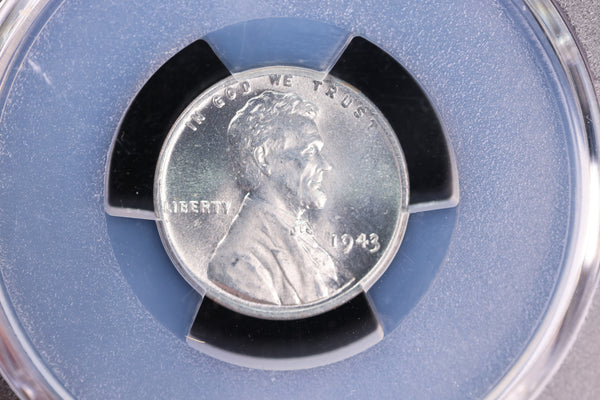1943 Lincoln Wheat Cent, P/D/S, (3 Coin Set), PCGS Certified, Affordable Collectible Coin. Store #23091116