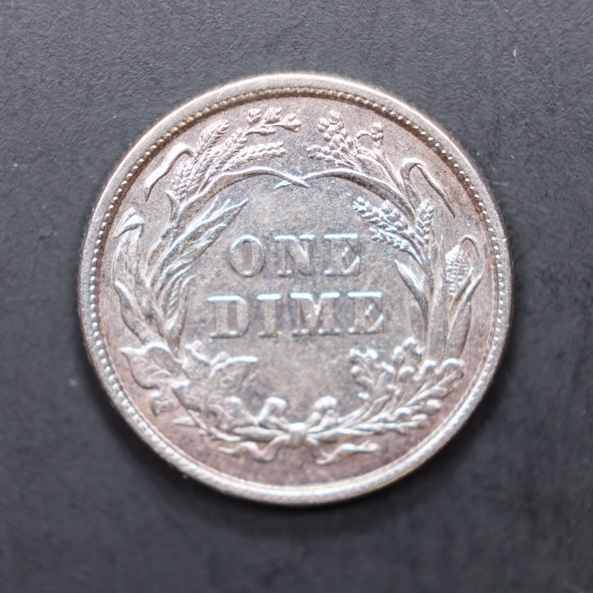 1898 Barber Silver Dime, Extra Fine Circulated Coin, Store Sale #DE122.