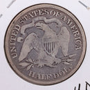 1874 Seated Liberty Silver Half Dollar., Very Good Circulated Coin., Store
