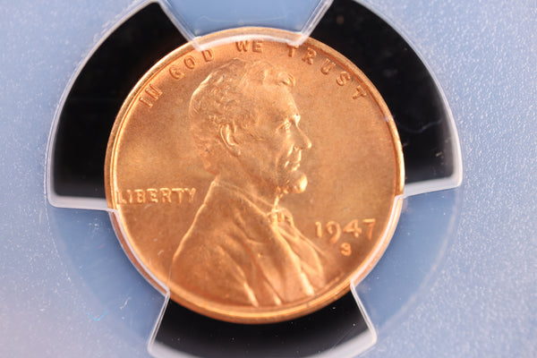 1947-S Lincoln Wheat Cent, PCGS MS67, Affordable Collectible Coin. Store #23091120