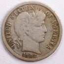 1908 Barber Silver Dime, Fine Circulated Coin, Store