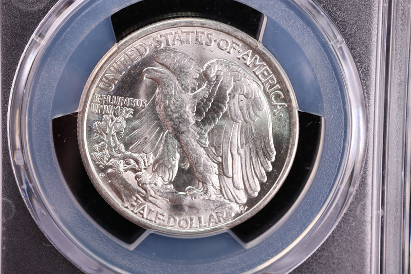1934-D Walking Liberty Half Dollar, PCGS Certified, Affordable Collectible Coin. Store