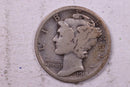 1918-S Mercury Silver Dime., Fine., Store