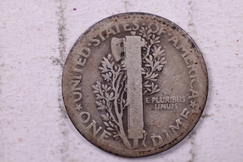 1919 Mercury Silver Dime., Very Good., Store