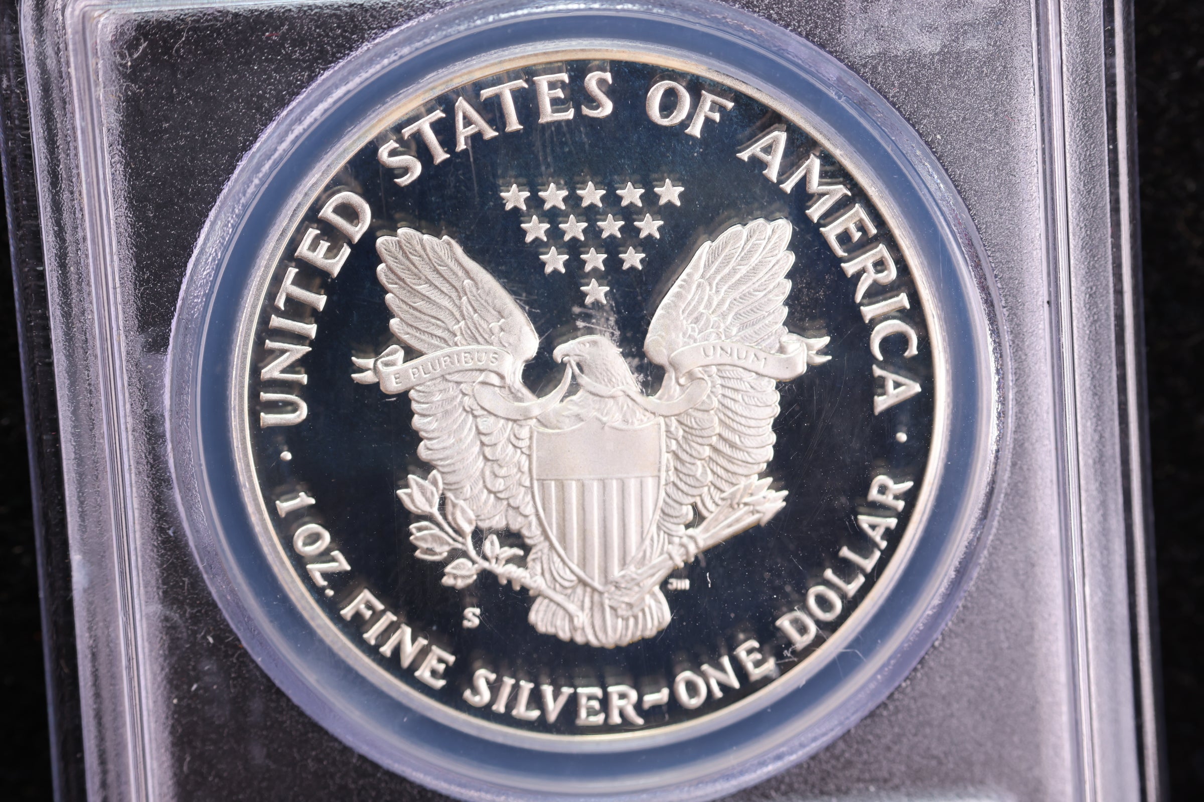 1986-S American Silver Proof Eagle, PCGS PF-70, Proof Strike, Store #AE0009