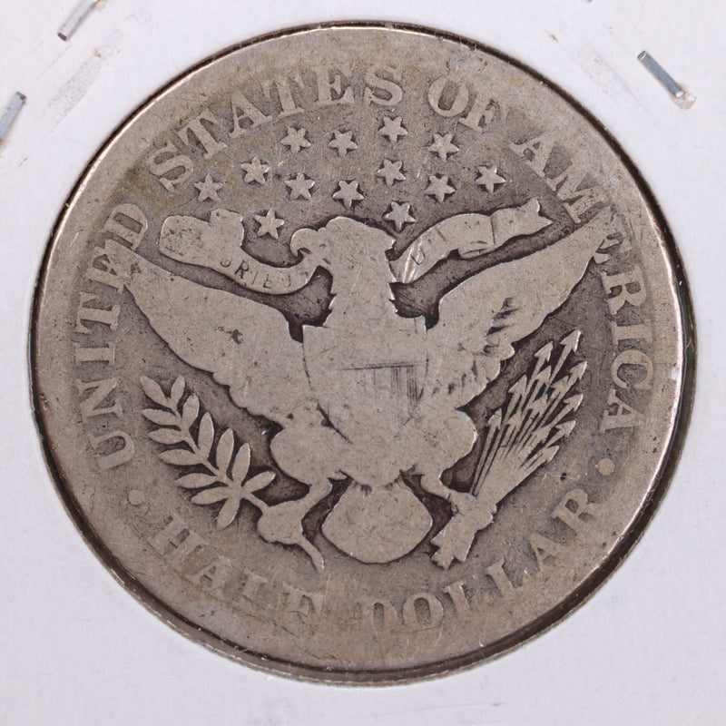 1894 Barber Silver Half Dollar., Good., Circulated Coin., Store