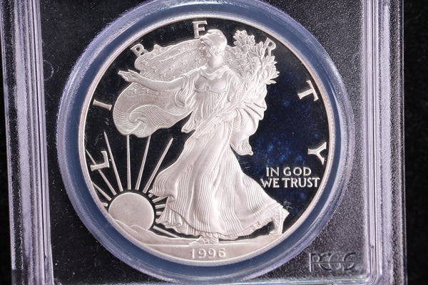 1996-S American Silver Proof Eagle, PCGS PF-70, Affordable Collectible Coin. Store #23091135