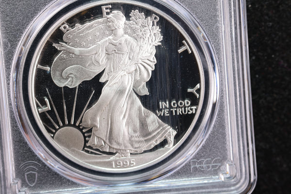1995-W American Silver Eagle, **KEY DATE**,  PCGS Certified. Store #23091140