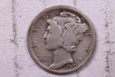 1919 Mercury Silver Dime., Fine., Store