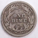 1910 Barber Silver Dime, Very Good+ Circulated Coin, Store