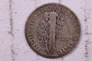 1919 Mercury Silver Dime., Fine., Store