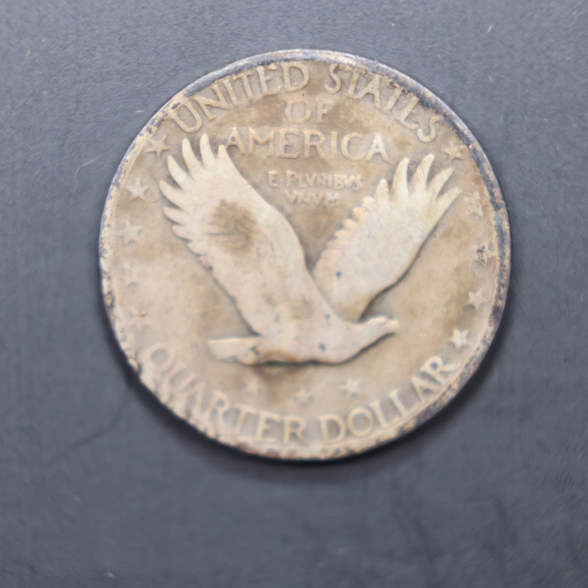 1930-S Standing Liberty Silver Quarter, Fine Circulated Coin, Store #QR1587.