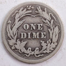 1913 Barber Silver Dime, Good Circulated Coin, Store