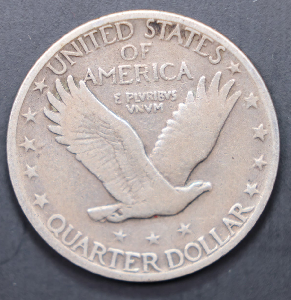 1930-S Standing Liberty Silver Quarter, Very Fine Circulated Coin, Store #QR1588.