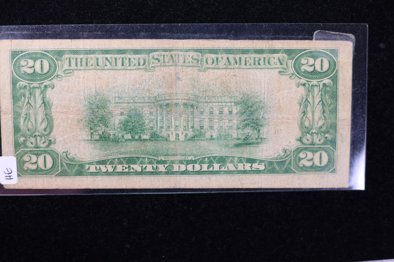 1929 $20 National Currency, 6032 "Norfolk". Choice Paper. Great Collectible. Store