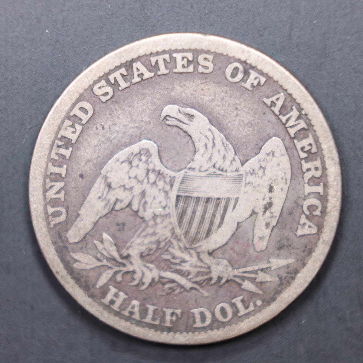 1840 (O) Seated Liberty Silver Half Dollar, Very Good Circulated Coin, Store #HR2040.