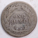 1912 Barber Silver Dime, Good Circulated Coin, Store