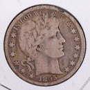 1895-O Barber Silver Half Dollar., Very Good., Circulated Coin., Store