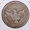 1895-O Barber Silver Half Dollar., Very Good., Circulated Coin., Store