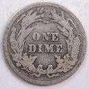 1912 Barber Silver Dime, Good Circulated Coin, Store