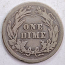 1912 Barber Silver Dime, Good Circulated Coin, Store