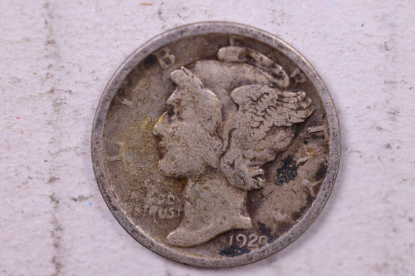 1920 Mercury Silver Dime., Fine., Store  #19777
