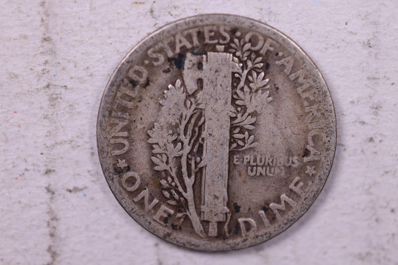 1920 Mercury Silver Dime., Fine., Store