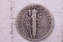 1920 Mercury Silver Dime., Fine., Store