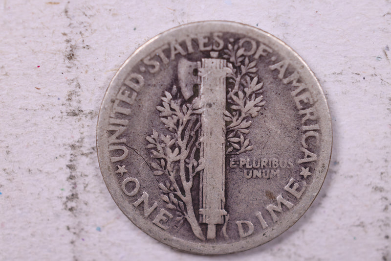 1920 Mercury Silver Dime., Fine., Store