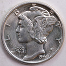 1942-D Mercury Silver Dime, Mint State Uncirculated Coin, Store