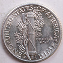 1942-D Mercury Silver Dime, Mint State Uncirculated Coin, Store
