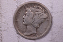 1920 Mercury Silver Dime., Very Good., Store