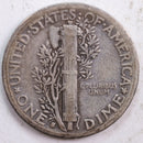 1935-S Mercury Silver Dime, Very Fine Circulated Coin, Store