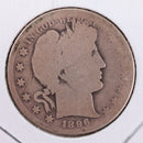 1896-S Barber Silver Half Dollar., About Good., Circulated Coin., Store