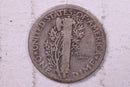 1920 Mercury Silver Dime., Very Good., Store