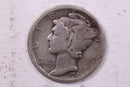 1920-D Mercury Silver Dime., Fine., Store