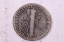 1920-D Mercury Silver Dime., Fine., Store