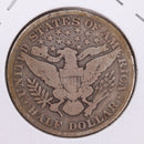 1897 Barber Silver Half Dollar., Very Good., Circulated Coin., Store