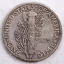 1929 Mercury Silver Dime, Fine Circulated Coin, Store