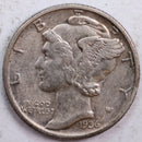 1936 Mercury Silver Dime, Extra Fine Circulated Coin, Store