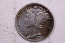1920-D Mercury Silver Dime., Very Good., Store