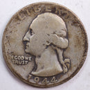 1944-D Washington Quarter, Good Circulated Coin, Store
