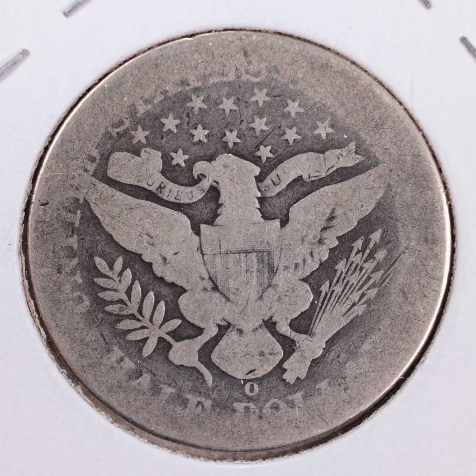 1897-O Barber Silver Half Dollar, Good Circulated Coin, Store #HR174