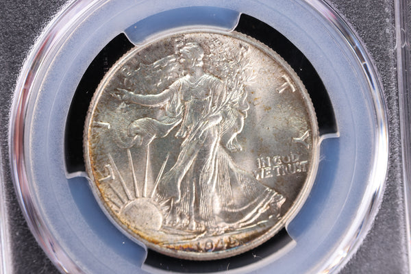 1945 Walking Liberty Half Dollar, PCGS MS-64.  Store #092905