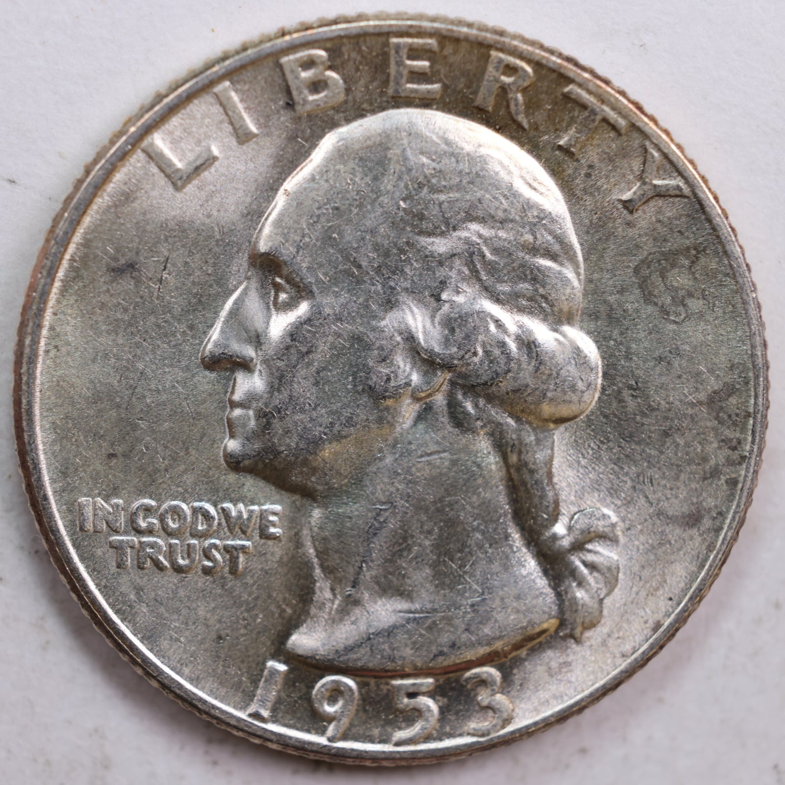 1953-S Washington Quarter, Mint State Uncirculated Coin, Store #QR583
