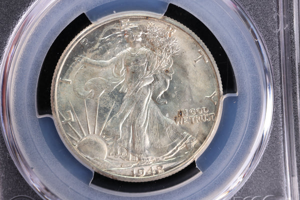 1942-D Walking Liberty Half Dollar, PCGS MS-64.  Store #092908