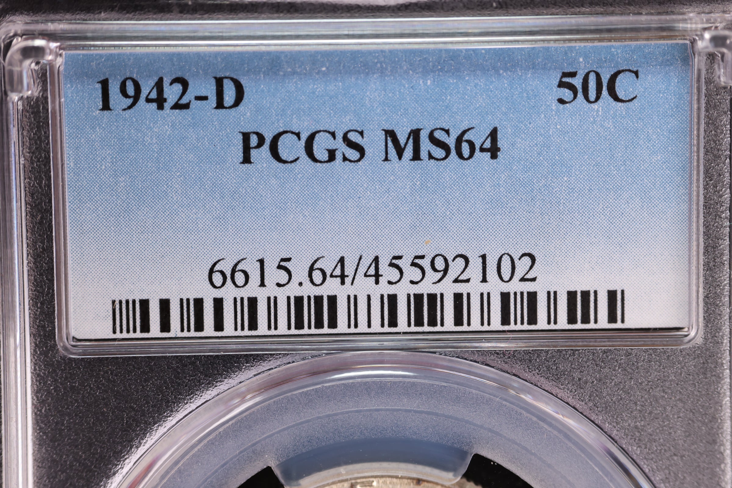 1942-D Walking Liberty Half Dollar, PCGS MS-64.  Store #092908
