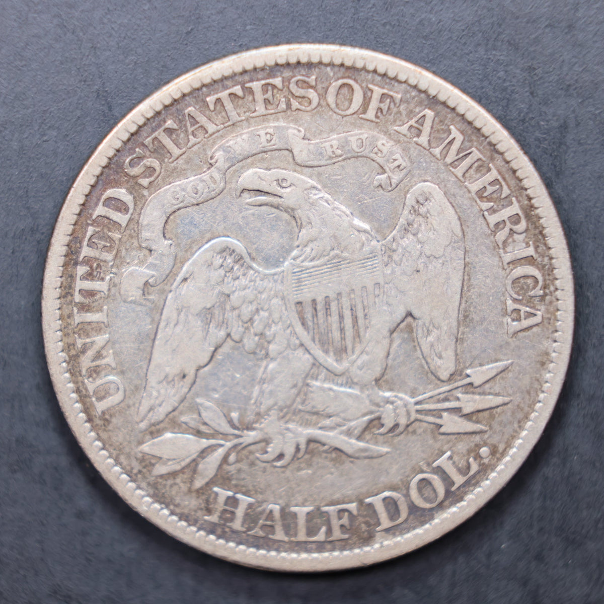 1885 Seated Liberty Silver Half Dollar, Very Fine Circulated Coin, Store #HR2097.