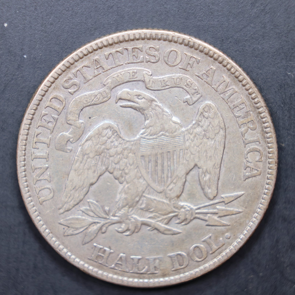 1888 Seated Liberty Silver Half Dollar, Very Fine + Circulated Coin, Store #HR2120.